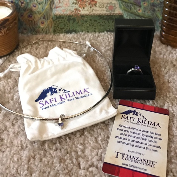Safi Kilima Jewelry - Safi Kilima Silver Tanzanite & Diamond Ring